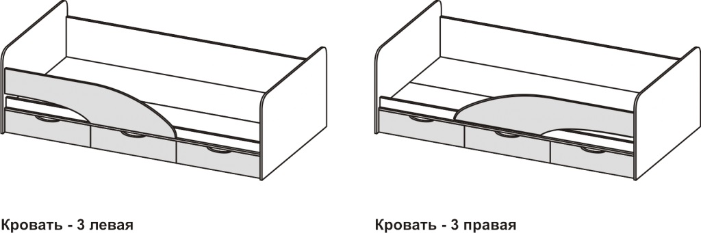 Кровать диал бриз 3